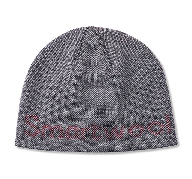 Smartwool Lid Logo Beanie, Light Gray Heather, One Size