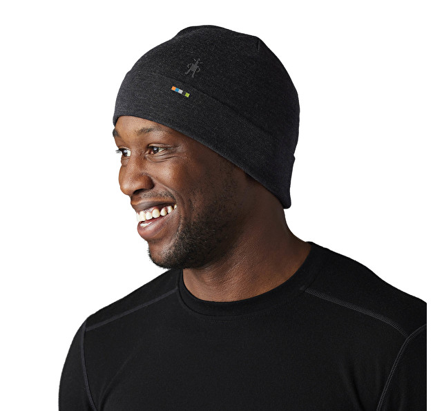 thermal merino reversible pattern cuffed beanie