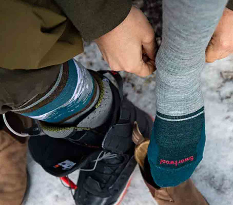 Women's PhD Ski Medium Pattern Smartwool Winter Warm Performance Snow Socks